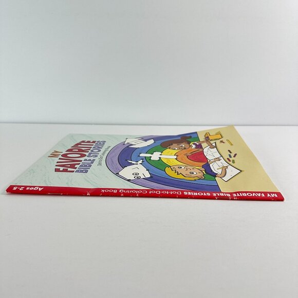 2/$6 My Favorite Bible Stories Dot-to-Dot Coloring Book-Ages 2-5 - Picture 8 of 11